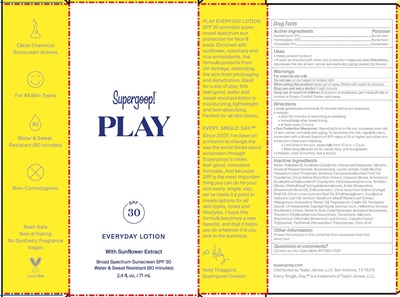 Play Everyday Lotion Spf 30 2.4 Fl. Oz. Carton Ol